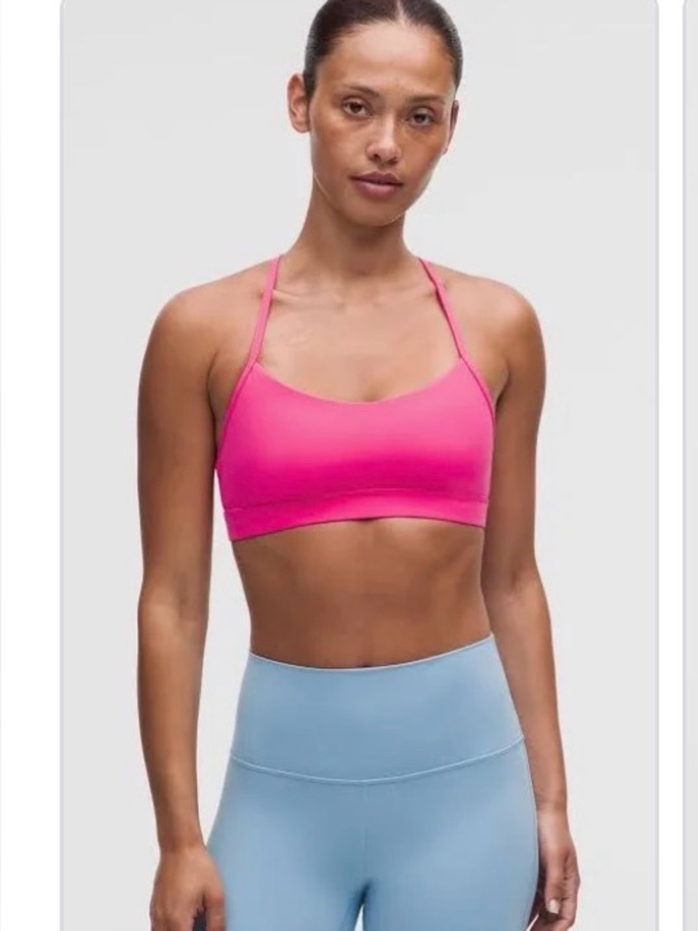 Sonic pink Flo Y bra